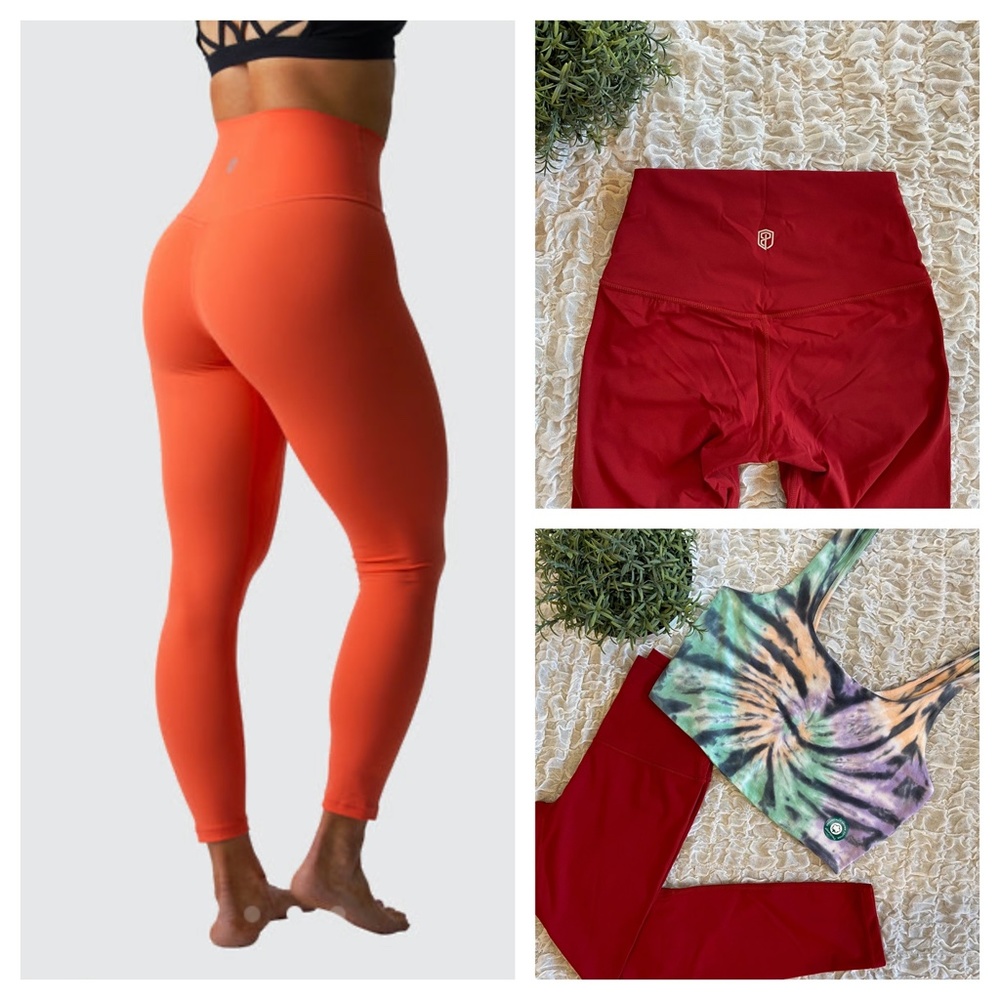 Born Primitive Your Go To 7/8 Leggings Workout Athletic Barre High Waist Tights